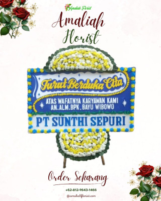 Papan Bunga Duka di Bandung Wetan