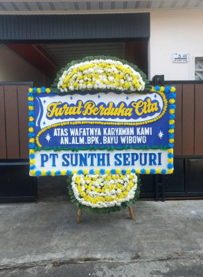 Papan Bunga Duka di Bandung Wetan